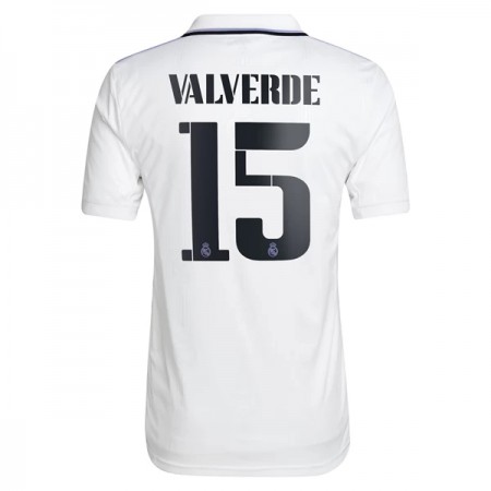 Real Madrid Valverde 15 Hjemme 2022-23 - Fodboldtrøjer (S/S) Real Madrid Valverde 15 Hjemme 2022-23 - Fodboldtrøjer (S/S)